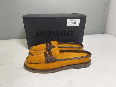 Lot Sebago UK6 dan clog suede shoes - boxed