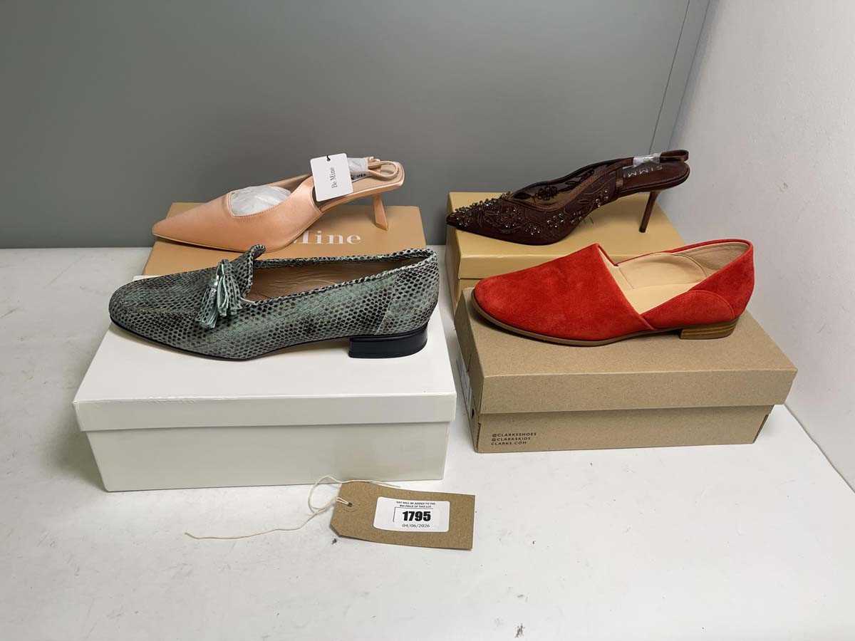 Lot 4x Boxed pairs of shoes to include Brunate...