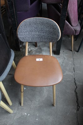 Lot 12 - 8 Warings dining chairs with wooden frames and...