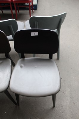 Lot 13 - Approx. 28 wooden framed dining chairs with...