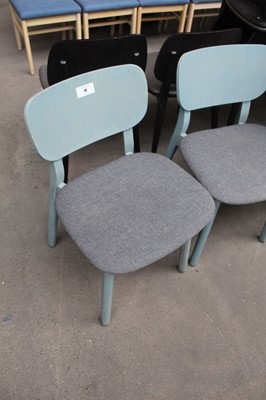 Lot 14 - Approx. 24 Warings wooden framed dining chairs...