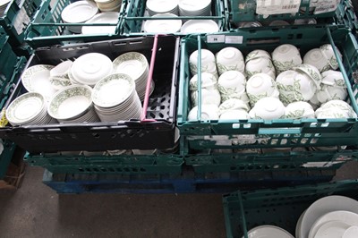 Lot 26 - 4 stacking crates containing Wedgewood and...