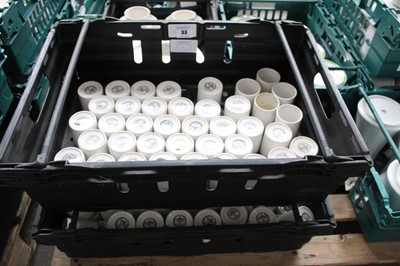 Lot 33 - 2 stacking crates of Dudson budvases