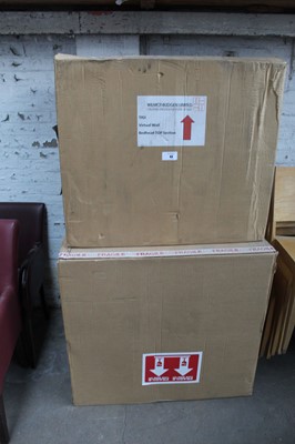 Lot 43 - 4 boxed acrylic display walls