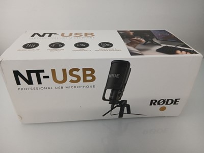 Lot 2443 - Boxed Rode NT-USB professional USB microphone