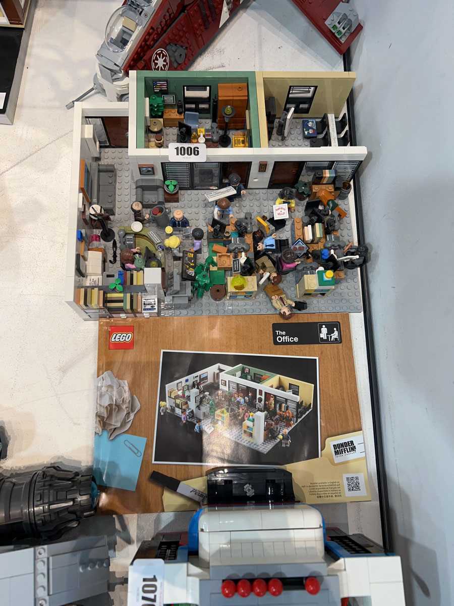 Lot 1006 - Lego Ideas The Office, recreation of Dunder...