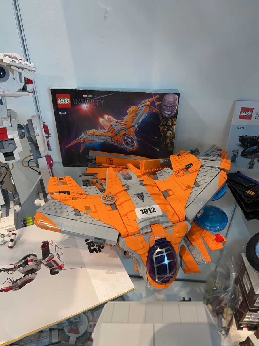 Lot 1012 - Part built Lego Marvel The Guardians' Ship...