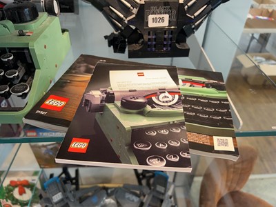 Lot 1027 - Lego Ideas typewriter (21327) with manual and...