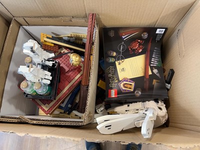 Lot 1057 - Box containing Lego from Harry Potter Hogwarts...
