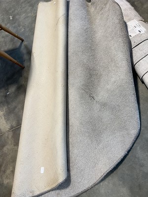 Lot 1491 - Dunelm grey circular rug