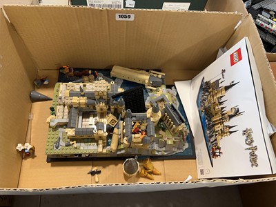 Lot 1059 - Lego Harry Potter miniature Hogwarts Castle...