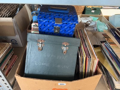 Lot 1095 - Box and 2 cases of various records incl....