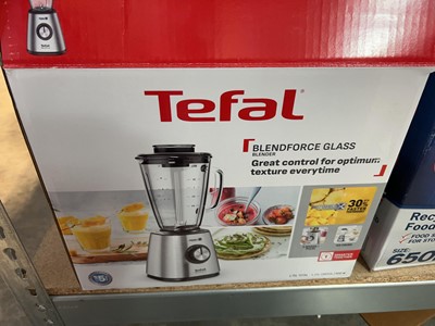 Lot 1187 - 2 Tefal Blendforce glass blenders