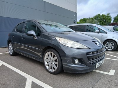 Lot (KM12 JDZ) 2012 Peugeot 207 Allure HDI 112...