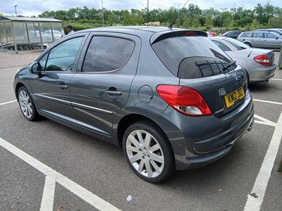 Lot (KM12 JDZ) 2012 Peugeot 207 Allure HDI 112...