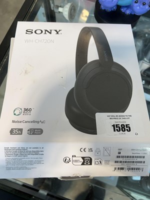 Lot 1585 - Boxed pair of Sony WH-CH720M wireless noise...