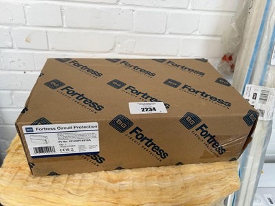 Lot 2234 - Fortress circuit protection 16 module metal...